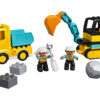LEGO DUPLO - Camion si excavator pe senile 10931, 20 piese