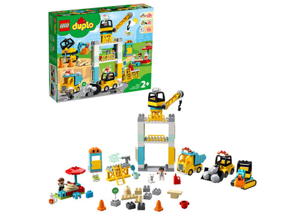 LEGO DUPLO - Macara si Constructie 10933, 123 piese