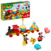 10941-LEGO-DUPLO LEGO DUPLO - Trenul aniversar Mickey si Minnie 10941, 22 piese