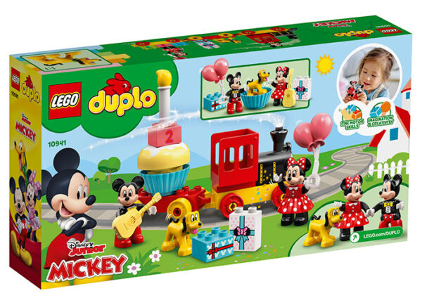 10941-LEGO-DUPLO-2 LEGO DUPLO - Trenul aniversar Mickey si Minnie 10941, 22 piese