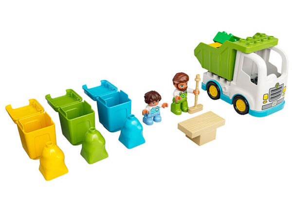 LEGO DUPLO - Camion de gunoi 10945, 19 piese