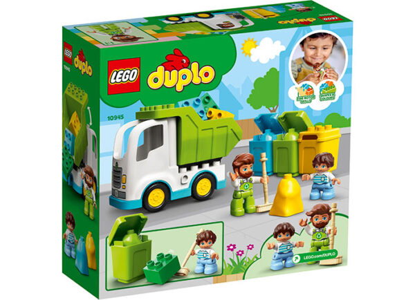 LEGO DUPLO - Camion de gunoi 10945, 19 piese