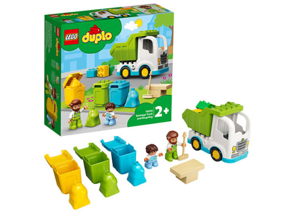 LEGO DUPLO - Camion de gunoi 10945, 19 piese