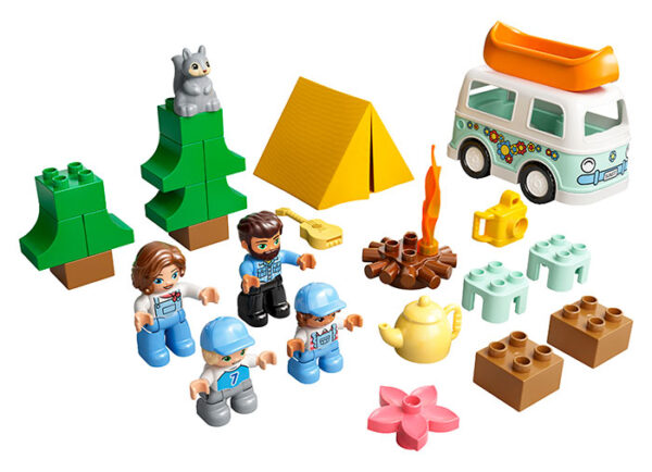 LEGO DUPLO - Rulota de camping a familiei 10946, 30 piese