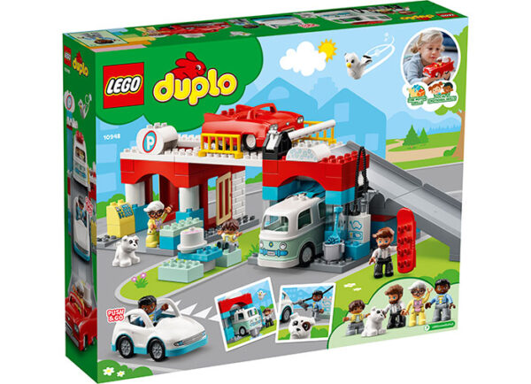 10948-duplo-lego-2 LEGO DUPLO - Parcare si spalatorie de masini 10948, 112 piese