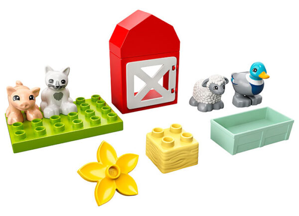 LEGO DUPLO - Ingrijirea animalelor de la ferma 10949, 11 piese