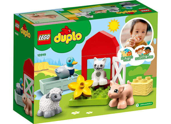 LEGO DUPLO - Ingrijirea animalelor de la ferma 10949, 11 piese