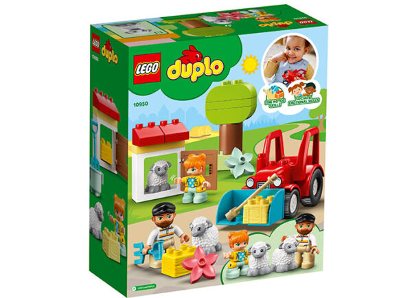 LEGO DUPLO - Tractor si animale de la ferma 10950, 27 piese
