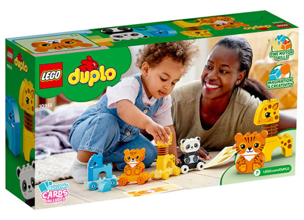 LEGO DUPLO - Trenul animalelor 10955, 15 piese