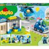 LEGO DUPLO - Sectie de politie si elicopter 10959, 40 piese