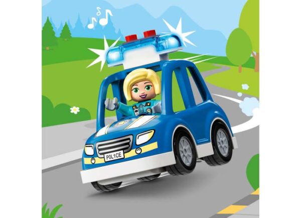 LEGO DUPLO - Sectie de politie si elicopter 10959, 40 piese