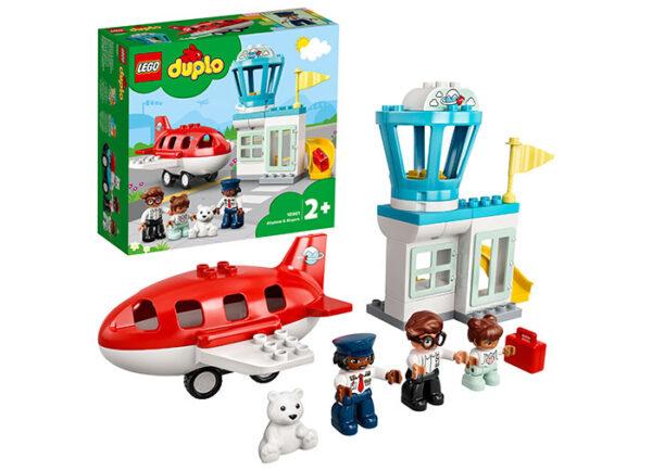 LEGO DUPLO - Avion si Aeroport 10961, 28 piese