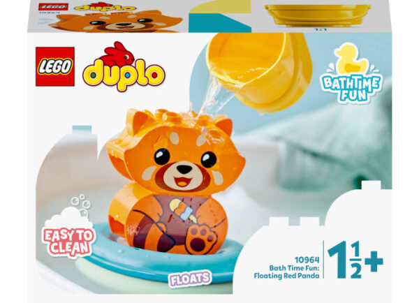 LEGO DUPLO - Panda Rosu Plutitor 10964, 5 piese