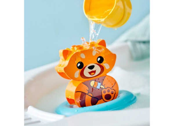 LEGO DUPLO - Panda Rosu Plutitor 10964, 5 piese