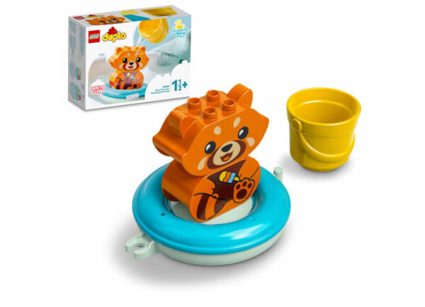 LEGO DUPLO - Panda Rosu Plutitor 10964, 5 piese