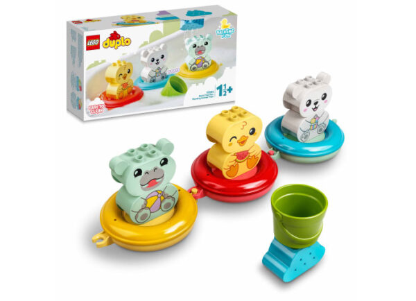 10965-lego-duplo LEGO DUPLO - Tren cu Animale Plutitor 10965, 14 piese