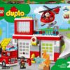 10970-lego-duplo-1 LEGO DUPLO - Statie de Pompieri si elicopter 10970, 117 piese