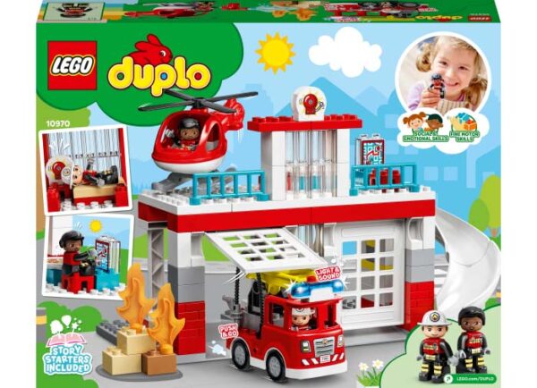 10970-lego-duplo-2 LEGO DUPLO - Statie de Pompieri si elicopter 10970, 117 piese