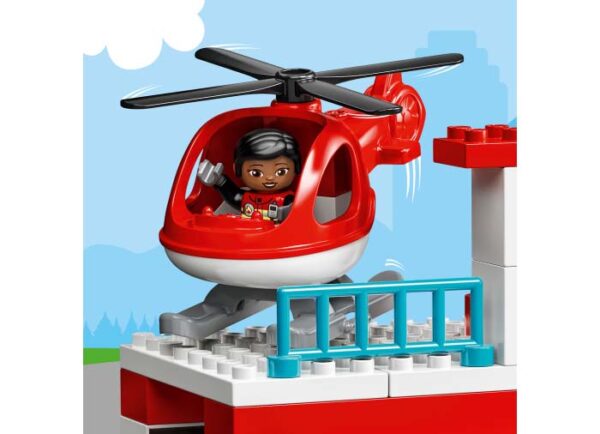 10970-lego-duplo-5 LEGO DUPLO - Statie de Pompieri si elicopter 10970, 117 piese