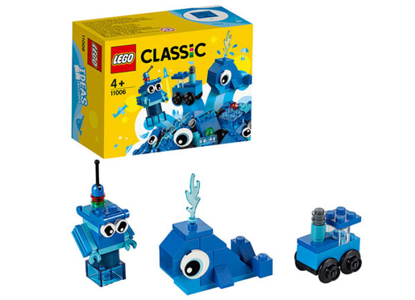 LEGO Classic - Caramizi creative albastre 11006, 52 piese