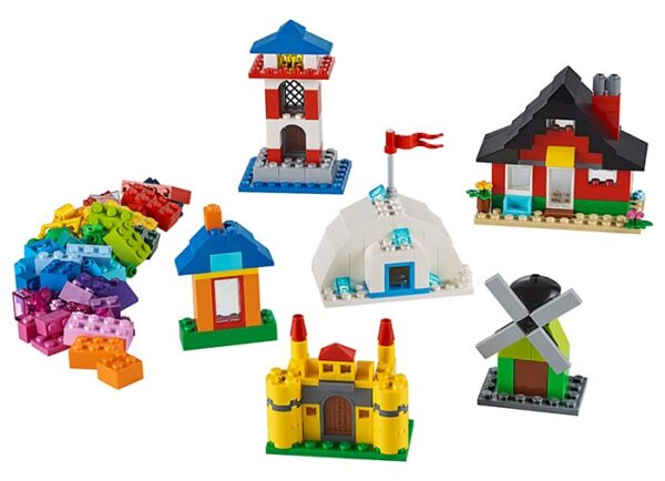 LEGO Classic - Caramizi si case 11008, 270 piese