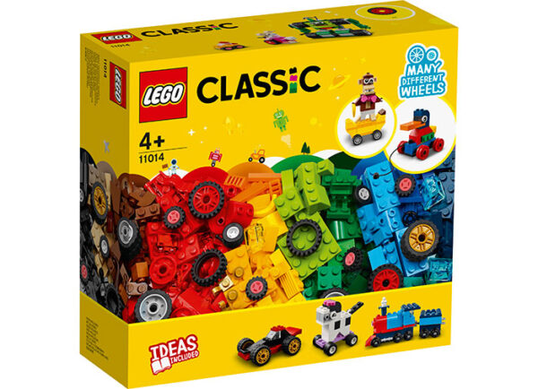 LEGO Classic - Caramizi si roti 11014, 653 piese