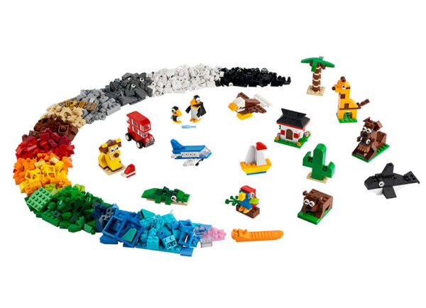 LEGO Classic - In jurul lumii 11015, 950 piese