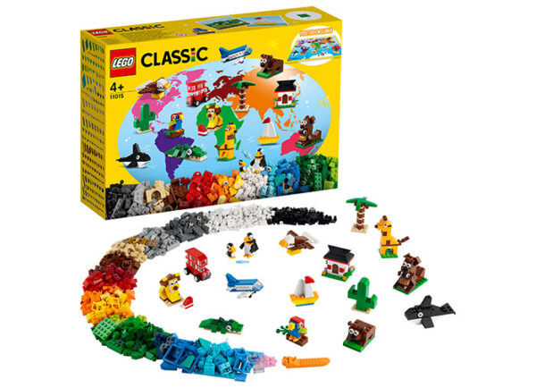 LEGO Classic - In jurul lumii 11015, 950 piese