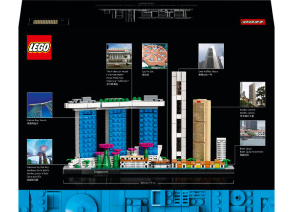 LEGO Architecture - Singapore 21057, 827 piese