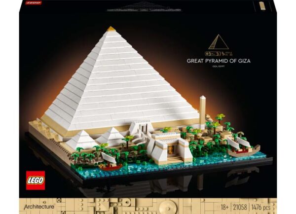 21058-lego-architecture-1 LEGO Architecture - Marea Piramida din Giza 21058, 1476 piese