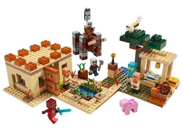 21160-lego-minecraft-1 LEGO Minecraft - Raidul Illager 21160, 562 piese