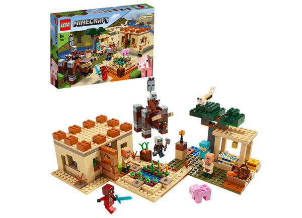 21160-lego-minecraft LEGO Minecraft - Raidul Illager 21160, 562 piese