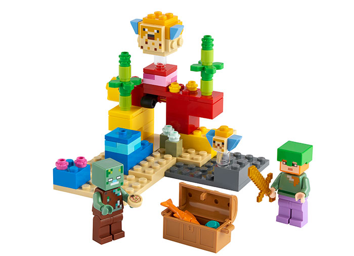 LEGO Minecraft - Reciful de corali 21164, 92 piese