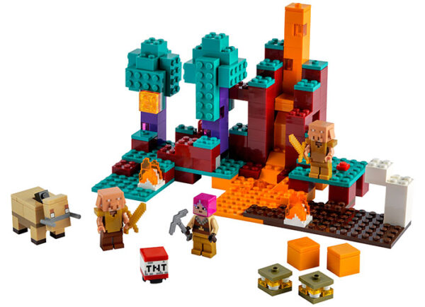 LEGO Minecraft - The Warped Forest 21168, 287 piese