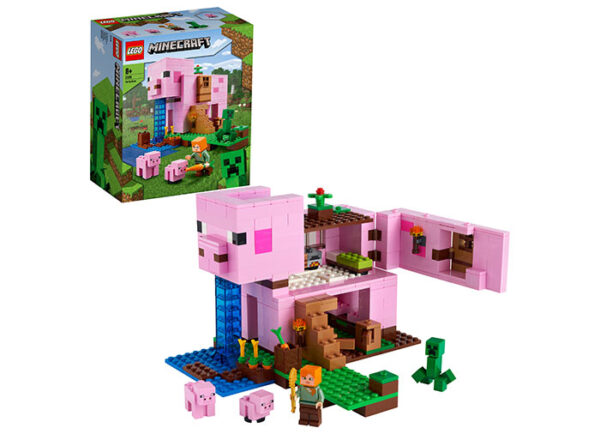 21170-LEGO-MINECRAFT LEGO Minecraft - Casuta purcelus 21170, 490 piese