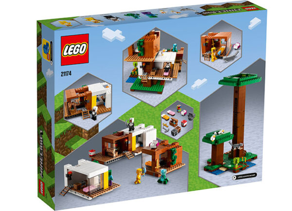 21174-minecraft-lego-2 LEGO Minecraft - Casuta moderna din copac 21174, 909 piese