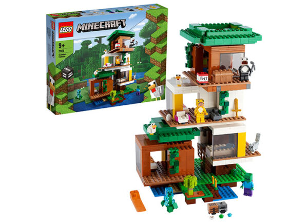 21174-minecraft-lego LEGO Minecraft - Casuta moderna din copac 21174, 909 piese