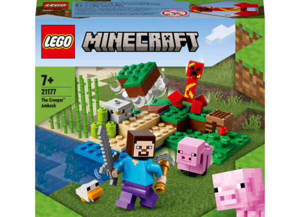 21177-lego-minecraft-1 LEGO Minecraft - Ambuscada Creeper-ului 21177, 72 piese
