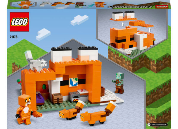 LEGO Minecraft - Casa in forma de vulpe 21178, 193 piese