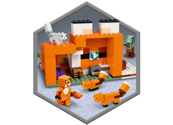 LEGO Minecraft - Casa in forma de vulpe 21178, 193 piese