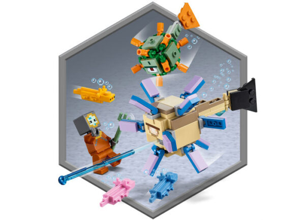 21180-lego-minecraft-4 LEGO Minecraft - Duelul cu Gardianul 21180, 255 piese