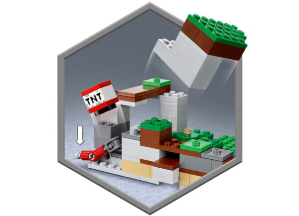 LEGO Minecraft - Ferma cu iepuri 21181, 340 piese