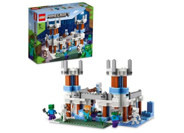21186-lego-minecraft LEGO Minecraft - Castelul de gheata 21186, 499 piese