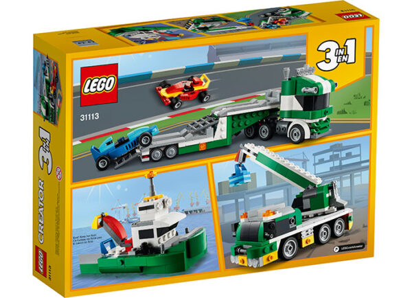 LEGO Creator - Transportor de masini de curse 31113, 328 piese