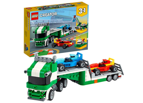 LEGO Creator - Transportor de masini de curse 31113, 328 piese