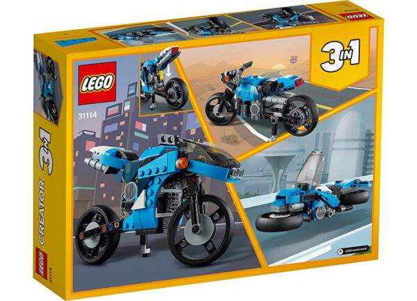 LEGO Creator - Super Motocicleta 31114, 236 piese