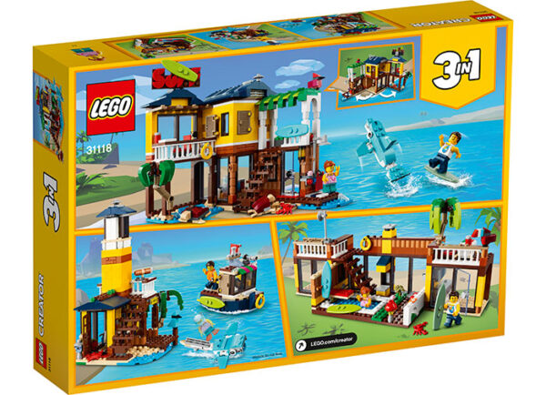 31118-LEGO-CREATOR-2 LEGO Creator - Casuta surferilor 31118, 564 piese