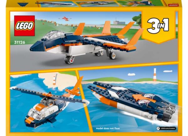 LEGO Creator - Avion Supersonic 31126, 215 piese