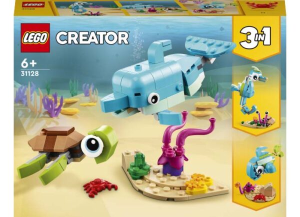 31128-lego-creator-1 LEGO Creator - Delfin si Testoasa 31128, 137 piese
