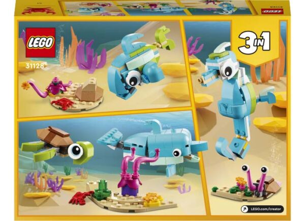 31128-lego-creator-2 LEGO Creator - Delfin si Testoasa 31128, 137 piese